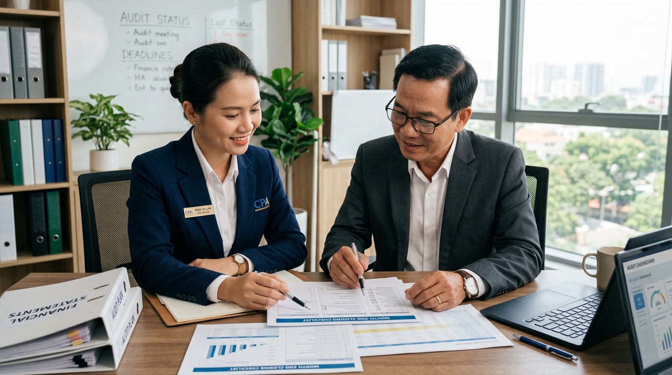 Chuyên gia Kế Toán Triển Vọng đồng hành thẩm định hồ sơ bàn giao