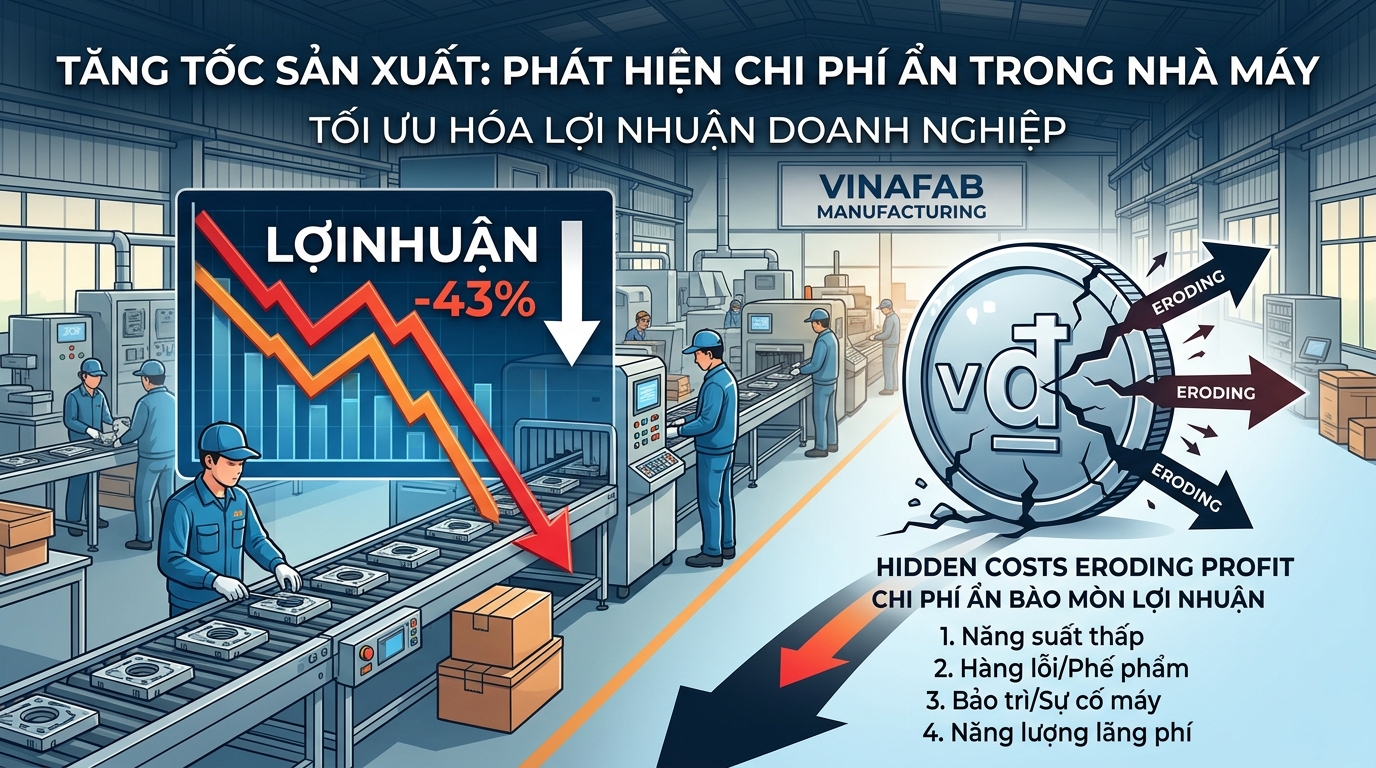 Cái gì đang âm thầm "ăn mòn" lợi nhuận của công ty sản xuất mà Sếp không hề hay biết?